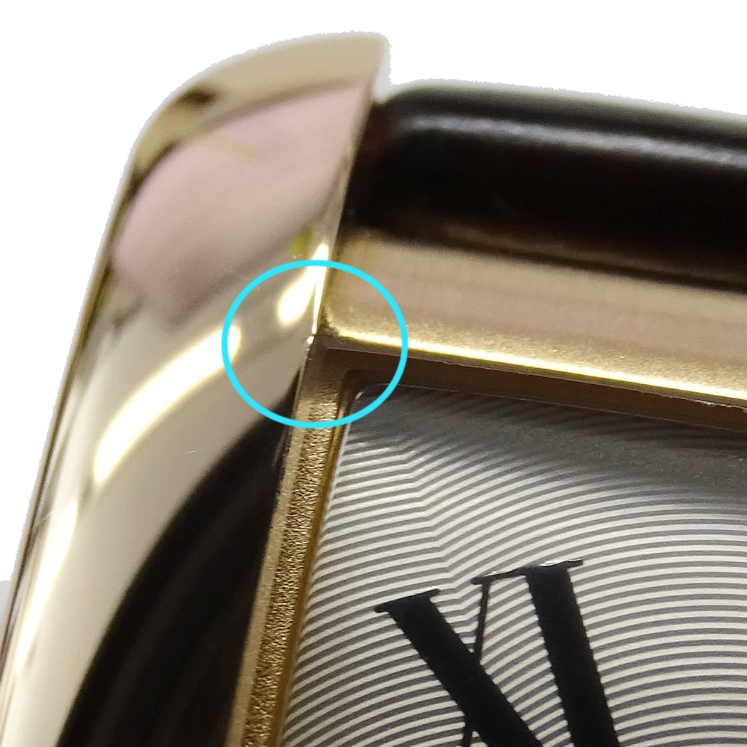 Cartier カルティエ タンクアメリカン XL W2609856 メンズ 腕時計 自動巻き 750PG レザー 磨き済み【中古】
