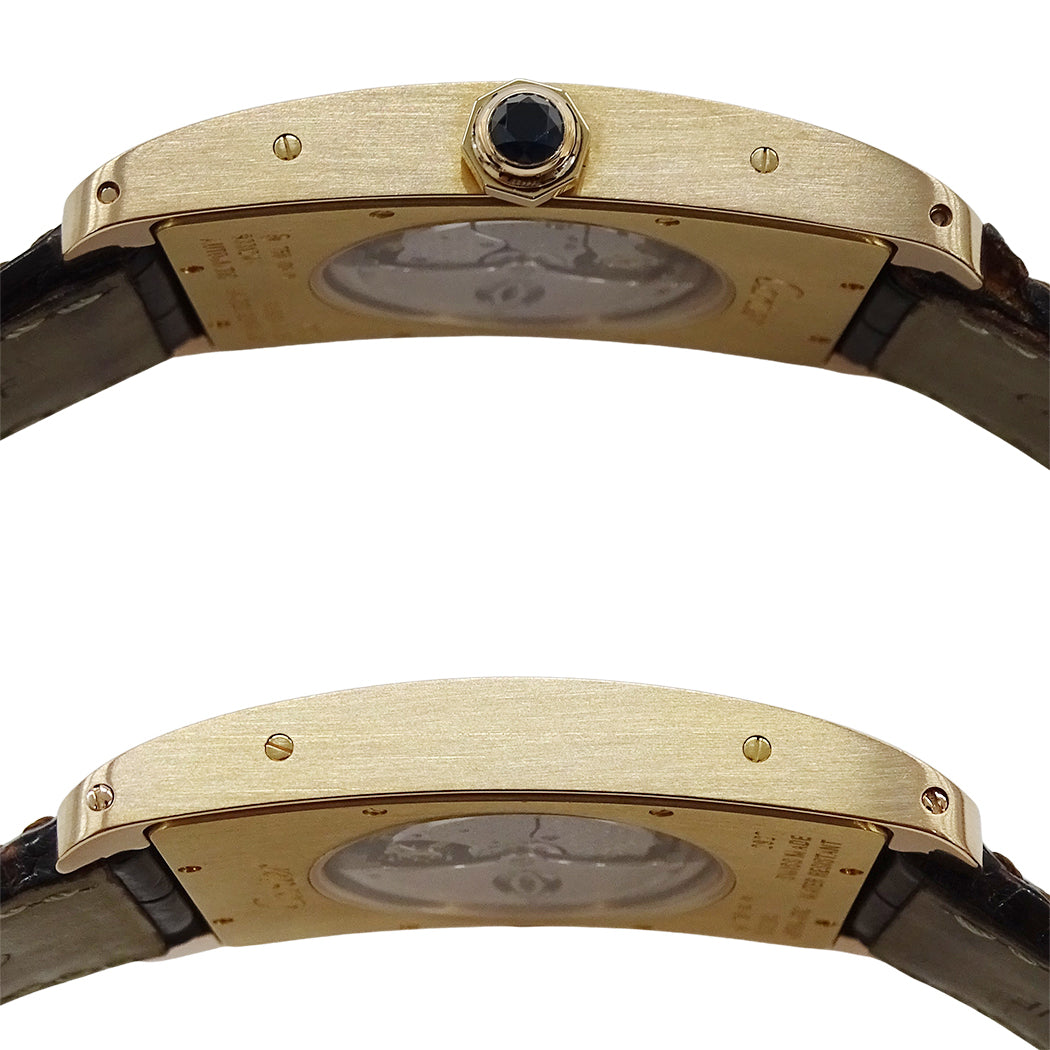 Cartier カルティエ タンクアメリカン XL W2609856 メンズ 腕時計 自動巻き 750PG レザー 磨き済み【中古】