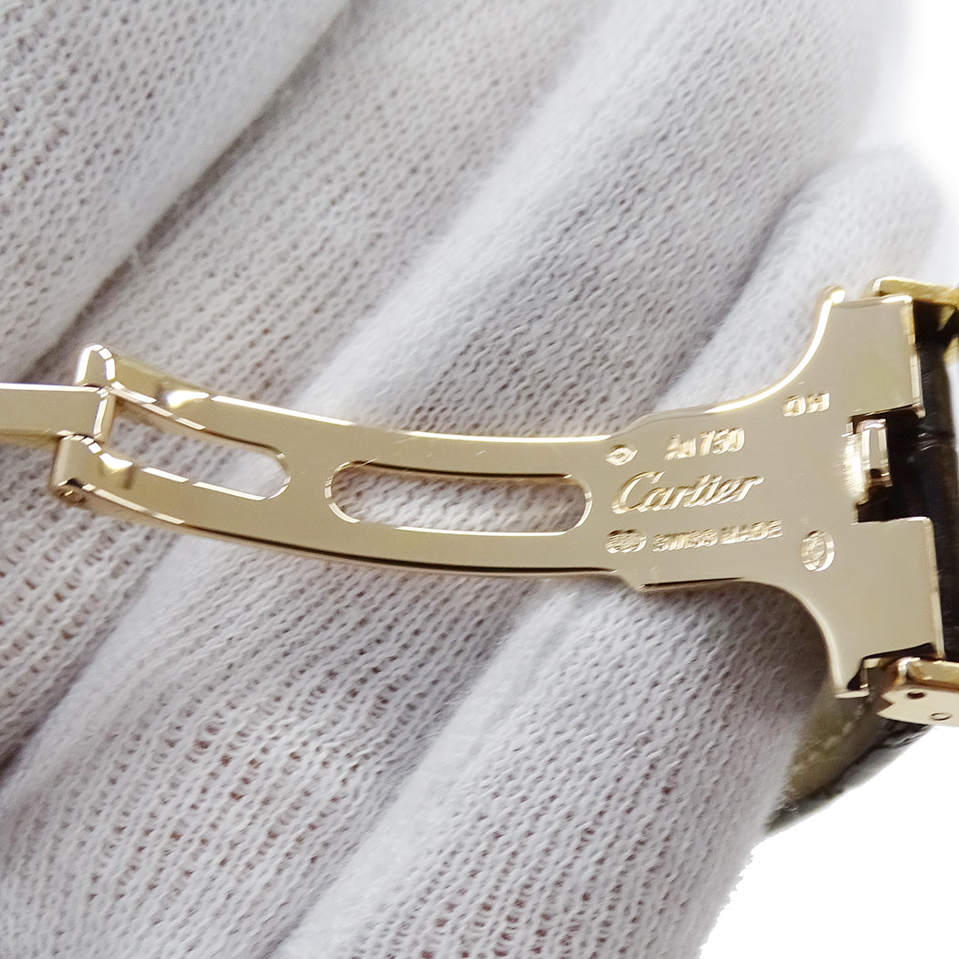 Cartier カルティエ タンクアメリカン XL W2609856 メンズ 腕時計 自動巻き 750PG レザー 磨き済み【中古】