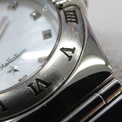 OMEGA オメガ コンステレーションミニ マイチョイス 1566.76 レディース 腕時計 クオーツ QZ ステンレス ダイヤモンド 磨き済み【中古】