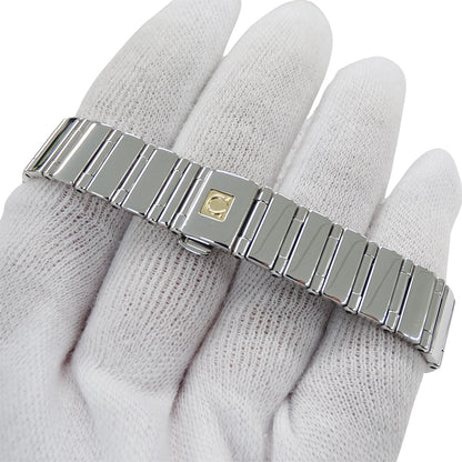 OMEGA オメガ コンステレーションミニ マイチョイス 1566.76 レディース 腕時計 クオーツ QZ ステンレス ダイヤモンド 磨き済み【中古】