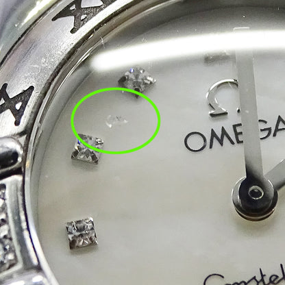 OMEGA オメガ コンステレーションミニ マイチョイス 1566.76 レディース 腕時計 クオーツ QZ ステンレス ダイヤモンド 磨き済み【中古】
