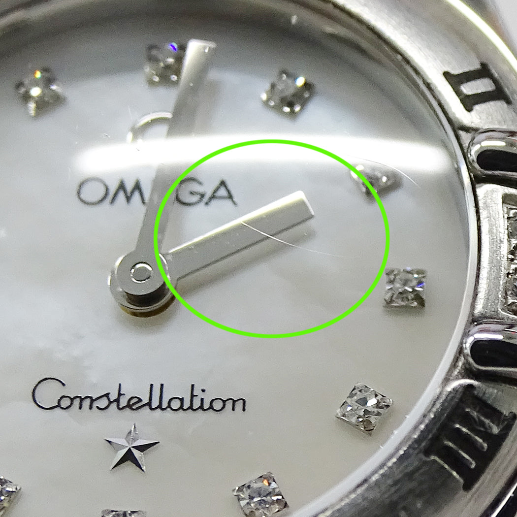 OMEGA オメガ コンステレーションミニ マイチョイス 1566.76 レディース 腕時計 クオーツ QZ ステンレス ダイヤモンド 磨き済み【中古】