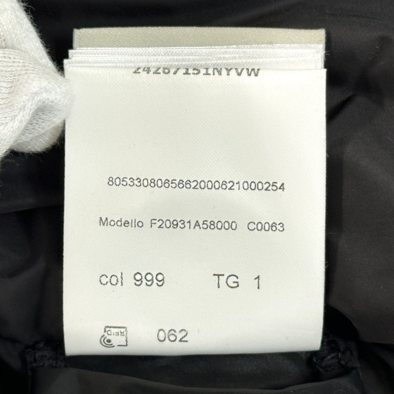 MONCLER モンクレール ダウンジャケット ゲニオック ブラック ナイロン レディース 1 【中古】