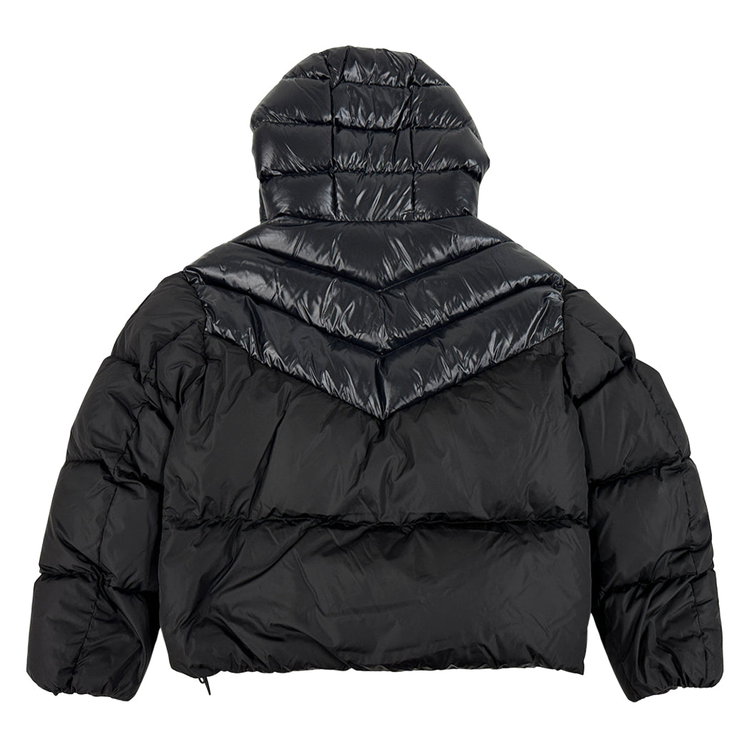 MONCLER モンクレール ダウンジャケット ゲニオック ブラック ナイロン レディース 1 【中古】