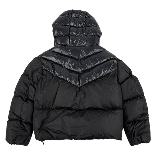 MONCLER モンクレール ダウンジャケット ゲニオック ブラック ナイロン レディース 1 【中古】