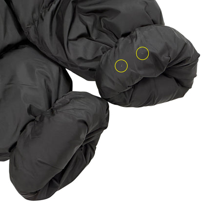 MONCLER モンクレール ダウンジャケット ゲニオック ブラック ナイロン レディース 1 【中古】