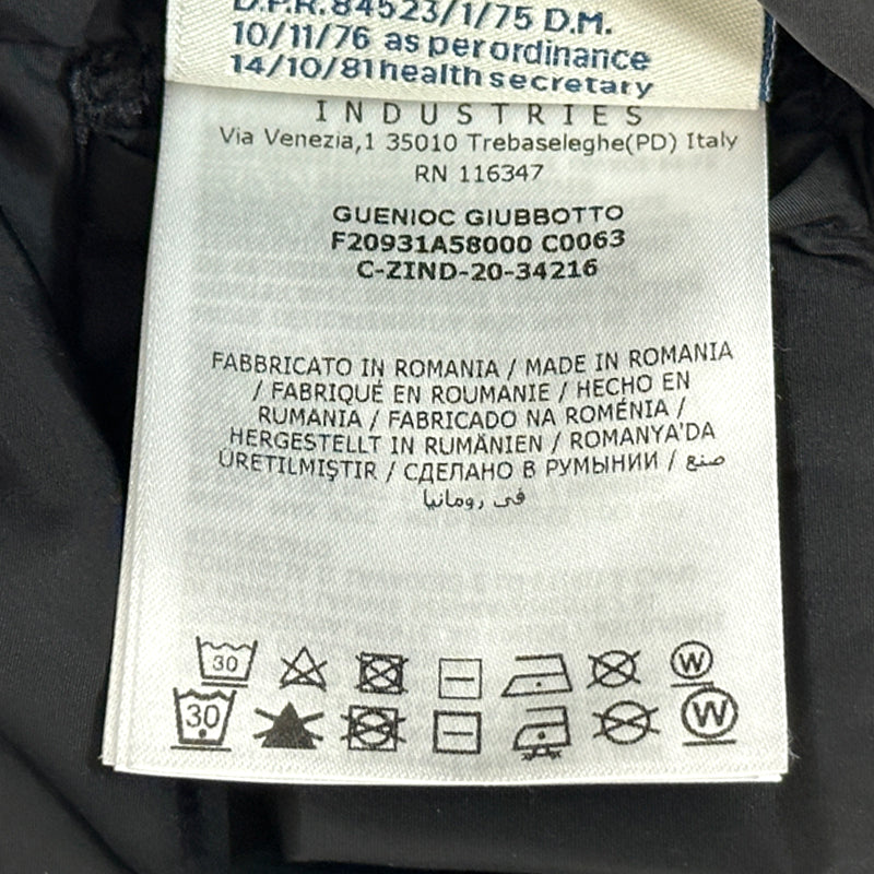 MONCLER モンクレール ダウンジャケット ゲニオック ブラック ナイロン レディース 1 【中古】