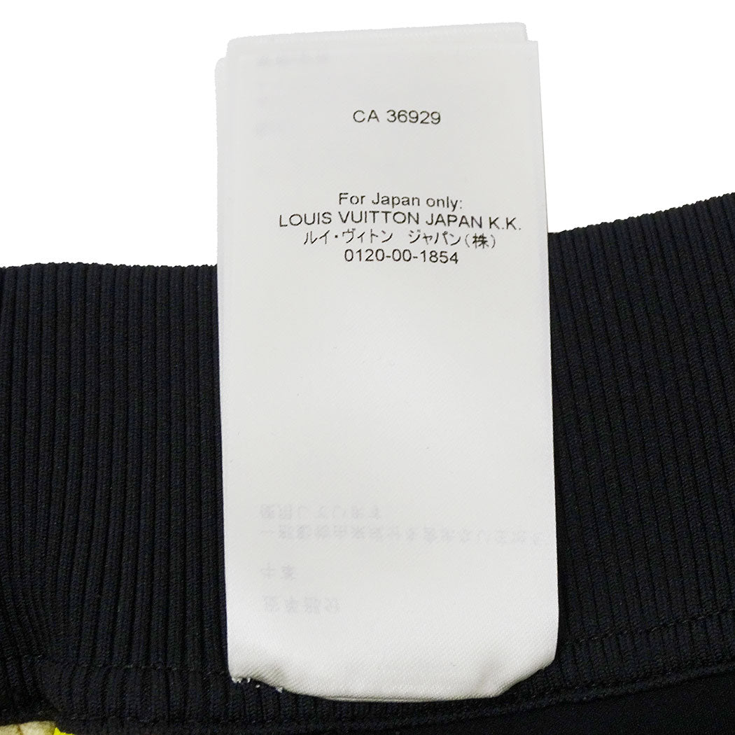 LOUIS VUITTON ルイ・ヴィトン スカート ブラック イエロー ナイロン レディース 【中古】