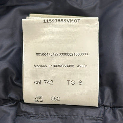 MONCLER モンクレール カーディガン トリコット ダウンジャケット ネイビー F10939B50900 ウール レディース S 【中古】