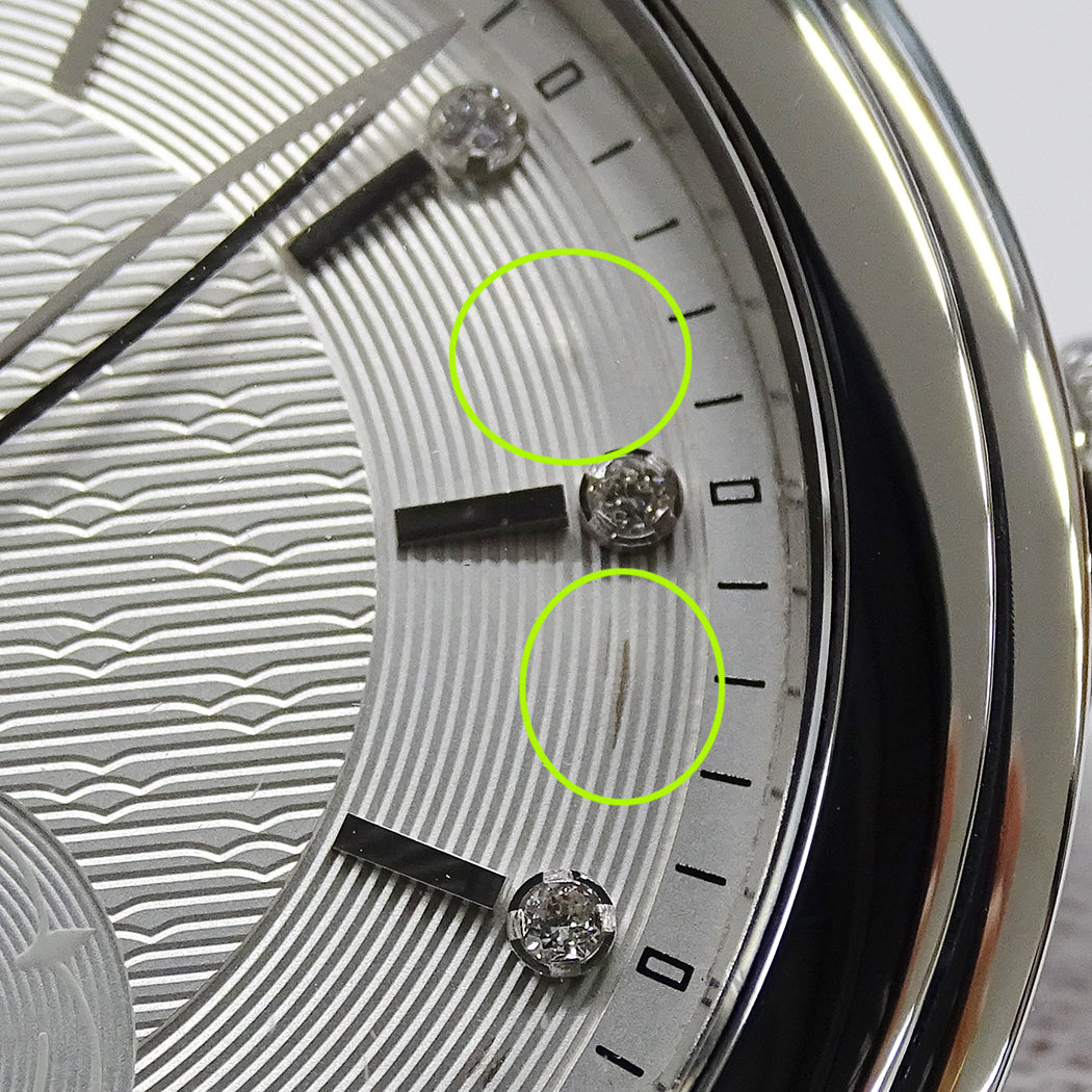TUDOR チューダー グラマー ダブルデイト M57000 メンズ 腕時計 11Pダイヤモンド 自動巻き SS 磨き済み【中古】