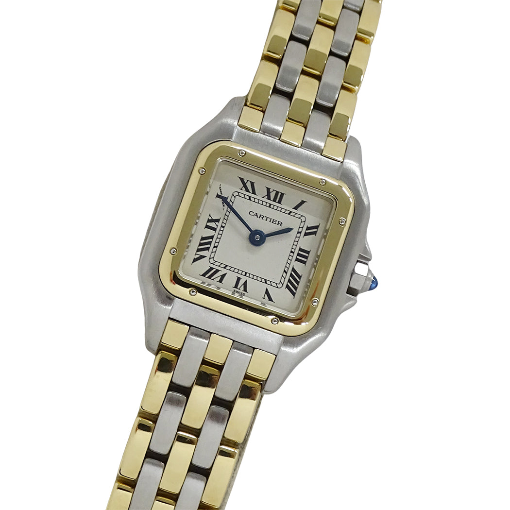 Cartier カルティエ パンテール SM 3ロウ W25029B8 レディース 腕時計 クオーツ SS YG 磨き済み【中古】