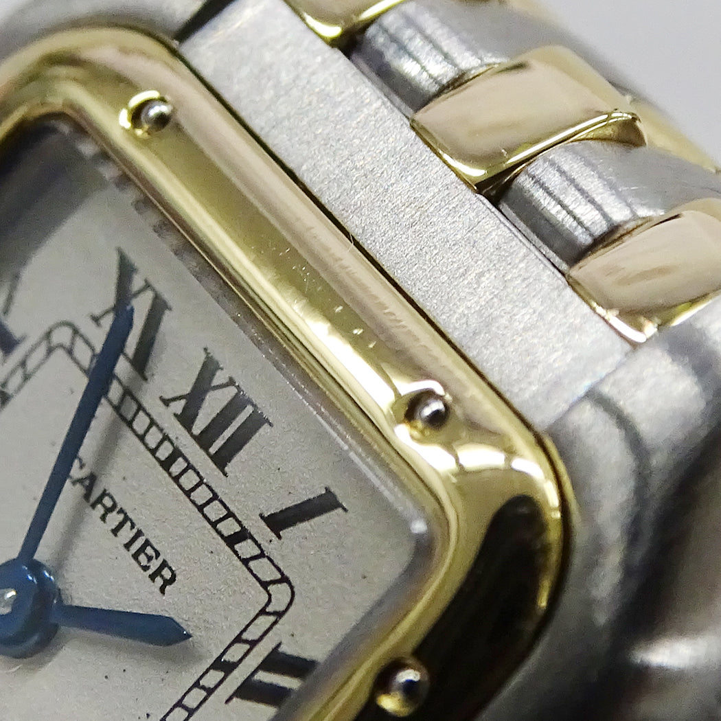 Cartier カルティエ パンテール SM 3ロウ W25029B8 レディース 腕時計 クオーツ SS YG 磨き済み【中古】