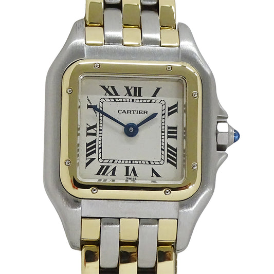 Cartier カルティエ パンテール SM 3ロウ W25029B8 レディース 腕時計 クオーツ SS YG 磨き済み【中古】
