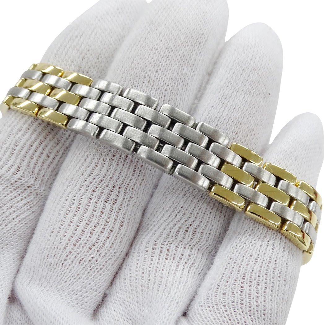 Cartier カルティエ パンテール SM 3ロウ W25029B8 レディース 腕時計 クオーツ SS YG 磨き済み【中古】
