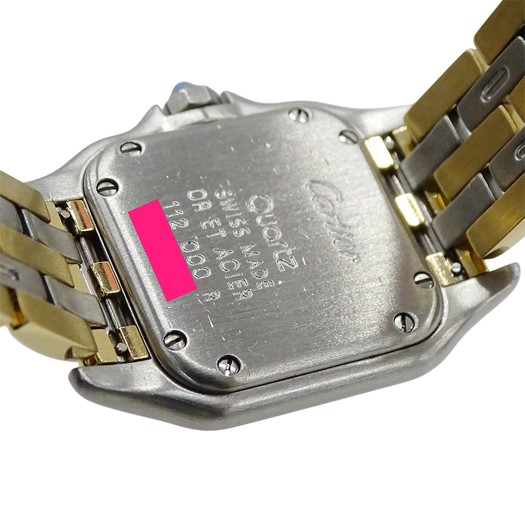 Cartier カルティエ パンテール SM 3ロウ W25029B8 レディース 腕時計 クオーツ SS YG 磨き済み【中古】