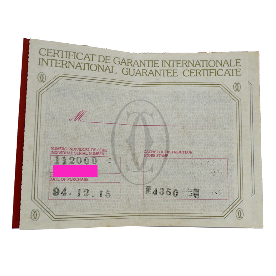 Cartier カルティエ パンテール SM 3ロウ W25029B8 レディース 腕時計 クオーツ SS YG 磨き済み【中古】