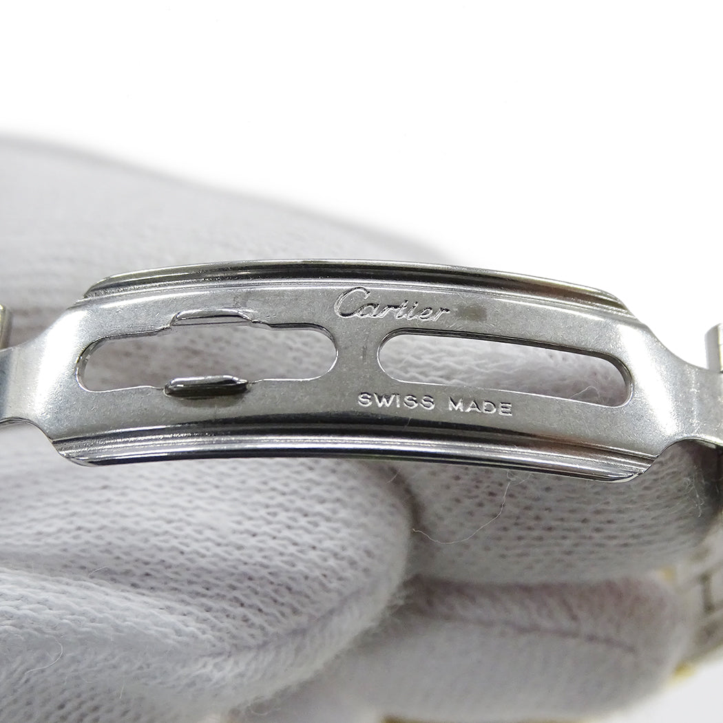 Cartier カルティエ パンテール SM 3ロウ W25029B8 レディース 腕時計 クオーツ SS YG 磨き済み【中古】