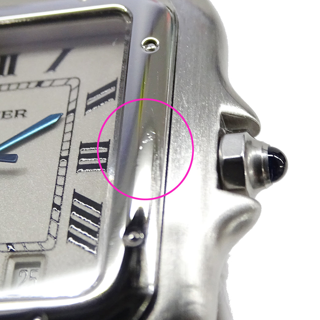 Cartier カルティエ パンテール MM W25054P5 ボーイズ 腕時計 デイト クオーツ SS 磨き済み【中古】
