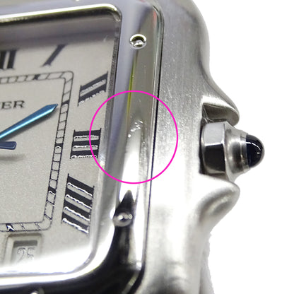 Cartier カルティエ パンテール MM W25054P5 ボーイズ 腕時計 デイト クオーツ SS 磨き済み【中古】