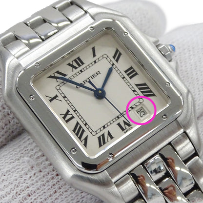 Cartier カルティエ パンテール MM W25054P5 ボーイズ 腕時計 デイト クオーツ SS 磨き済み【中古】