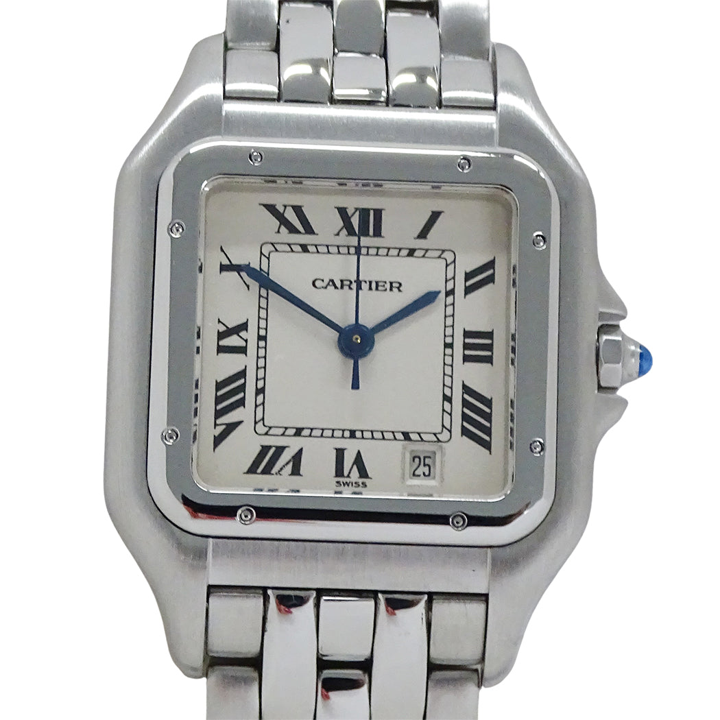 Cartier カルティエ パンテール MM W25054P5 ボーイズ 腕時計 デイト クオーツ SS 磨き済み【中古】