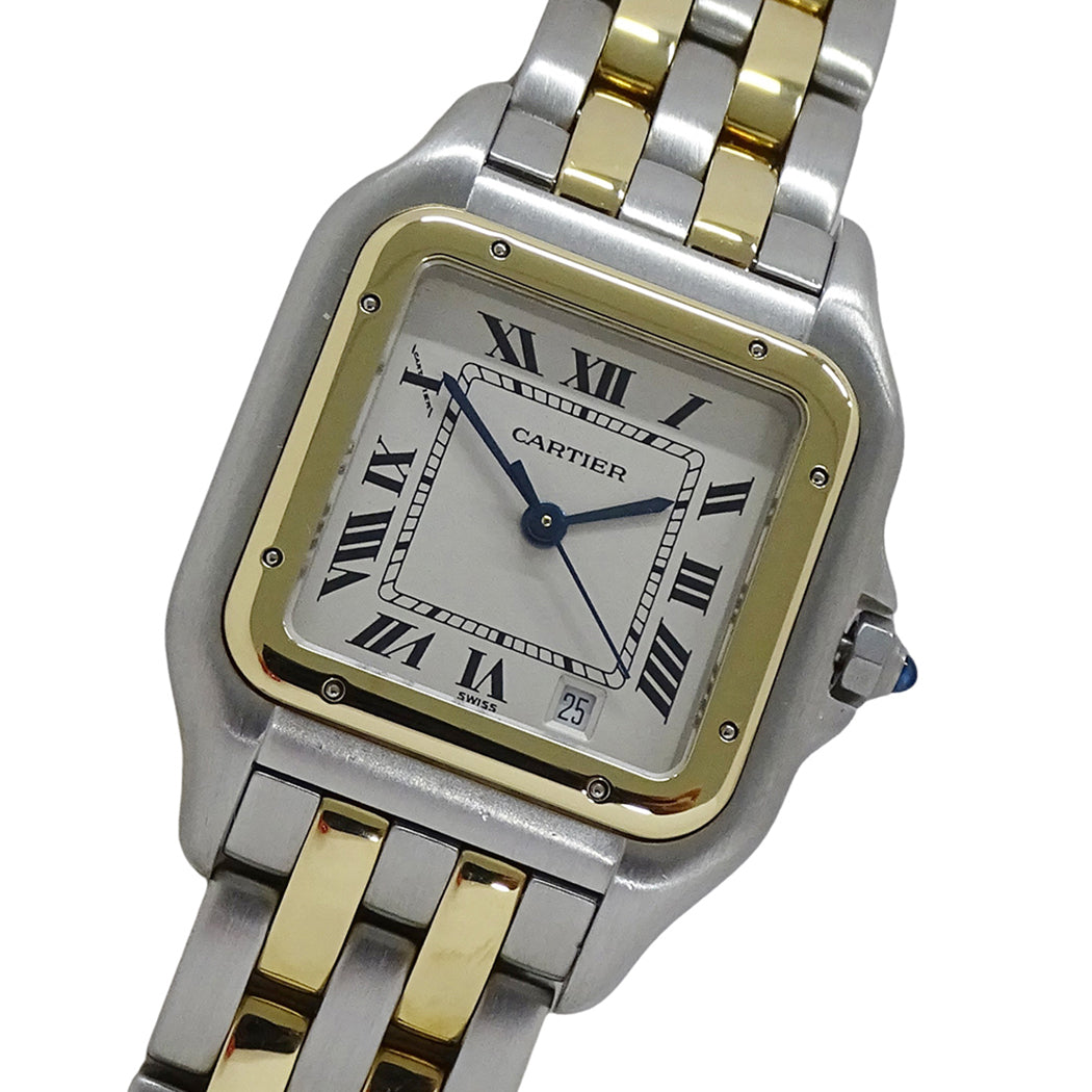Cartier カルティエ パンテール MM W25028B6 ボーイズ 腕時計 クオーツ QZ SS YG 磨き済み 【中古】