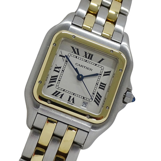 Cartier カルティエ パンテール MM W25028B6 ボーイズ 腕時計 クオーツ QZ SS YG 磨き済み 【中古】