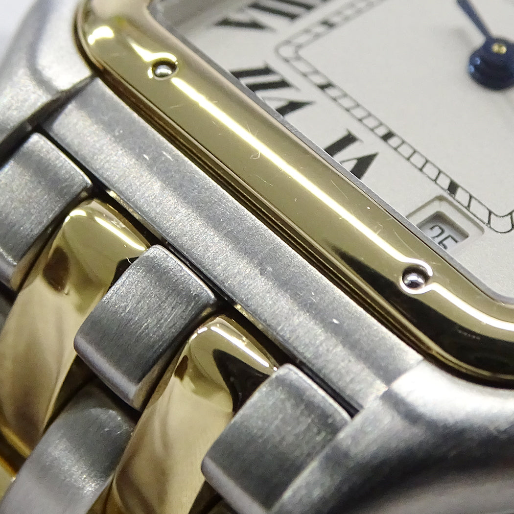 Cartier カルティエ パンテール MM W25028B6 ボーイズ 腕時計 クオーツ QZ SS YG 磨き済み 【中古】
