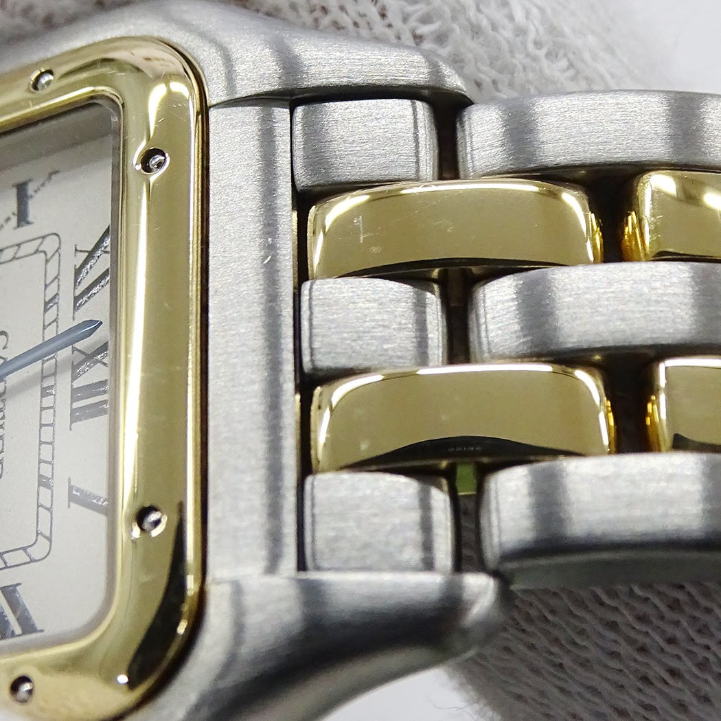 Cartier カルティエ パンテール MM W25028B6 ボーイズ 腕時計 クオーツ QZ SS YG 磨き済み 【中古】