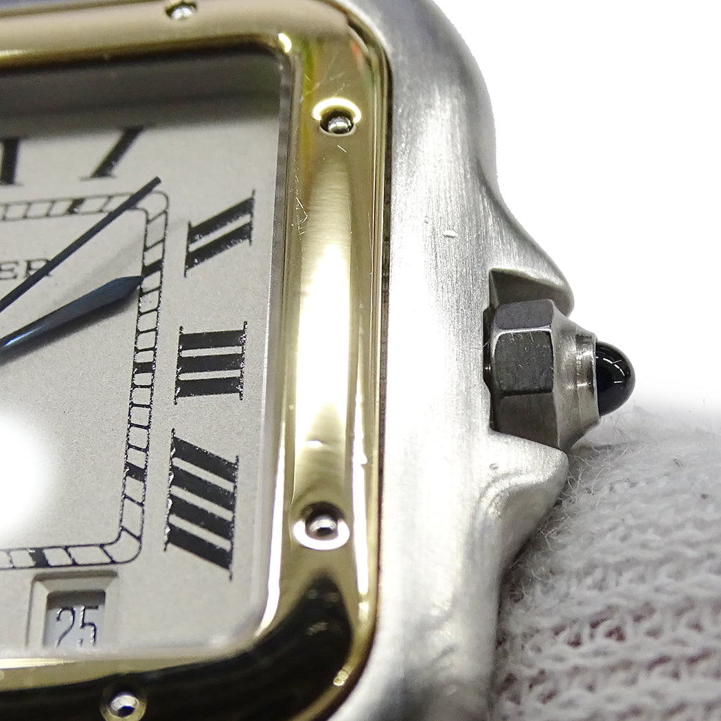 Cartier カルティエ パンテール MM W25028B6 ボーイズ 腕時計 クオーツ QZ SS YG 磨き済み 【中古】