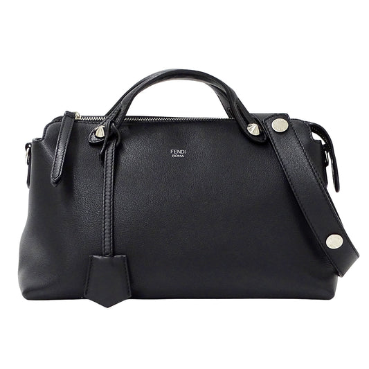 FENDI フェンディ バイザウェイ ミディアム 2wayバッグ ブラック 8BL124 レザー レディース 【中古】