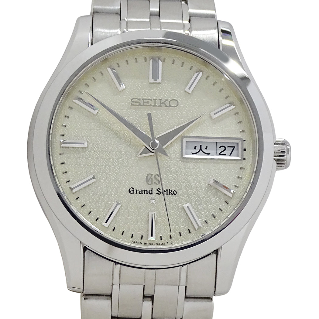 GRAND SEIKO グランドセイコー GS 9F83-9A50 SBGT011 メンズ 腕時計 デイデイト 世界限定500本 クオーツ SS 磨き済み【中古】