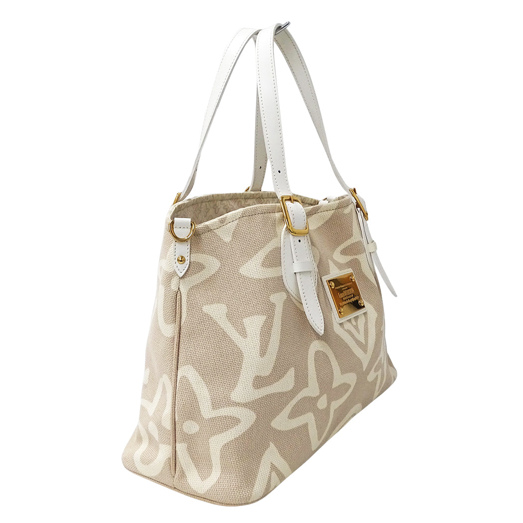 LOUIS VUITTON ルイ・ヴィトン タイシエンヌ PM トートバッグ クルーズライン サーブル M95674 キャンバス レディース 【中古】