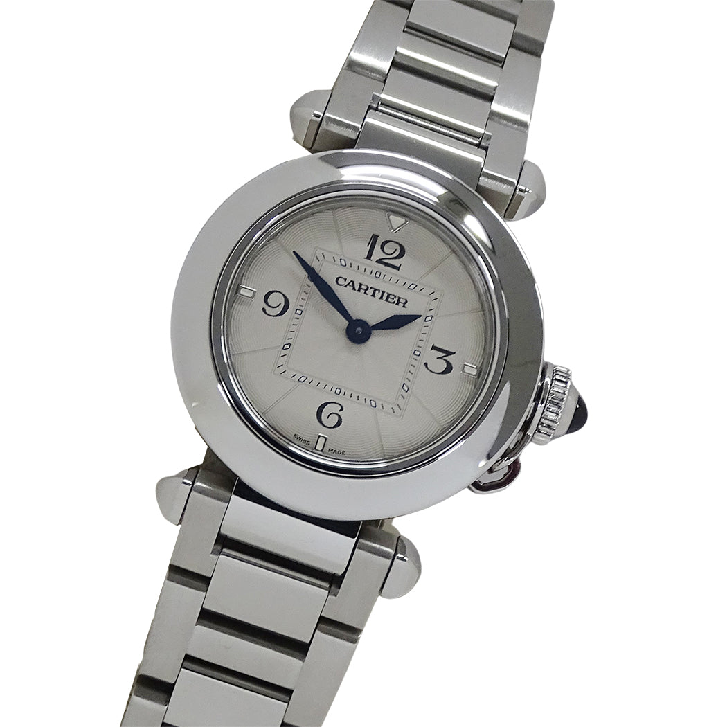 Cartier カルティエ パシャ WSPA0021 レディース 腕時計 クオーツ SS 磨き済み【中古】