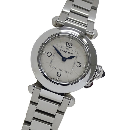 Cartier カルティエ パシャ WSPA0021 レディース 腕時計 クオーツ SS 磨き済み【中古】