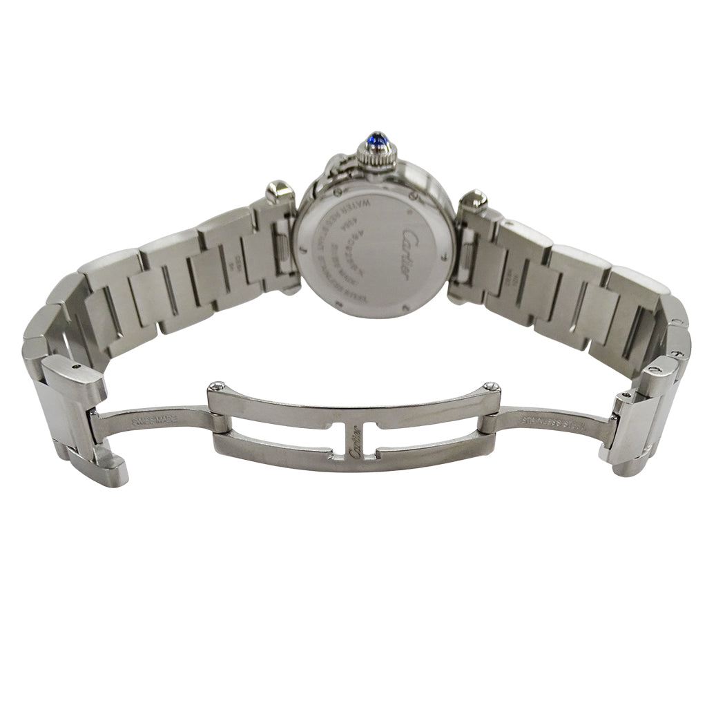 Cartier カルティエ パシャ WSPA0021 レディース 腕時計 クオーツ SS 磨き済み【中古】