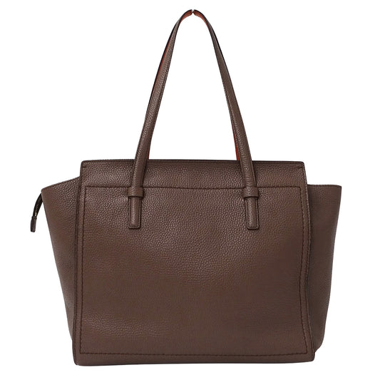 Ferragamo フェラガモ エイミー トートバッグ ガンチーニ ブラウン オレンジ GG-21F216 レザー レディース 【中古】