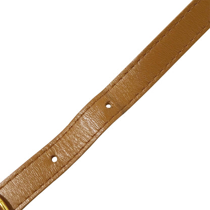 YVES SAINT LAURENT イヴ・サンローラン ショルダーバッグ ブラック ブラウン PVC レディース 【中古】