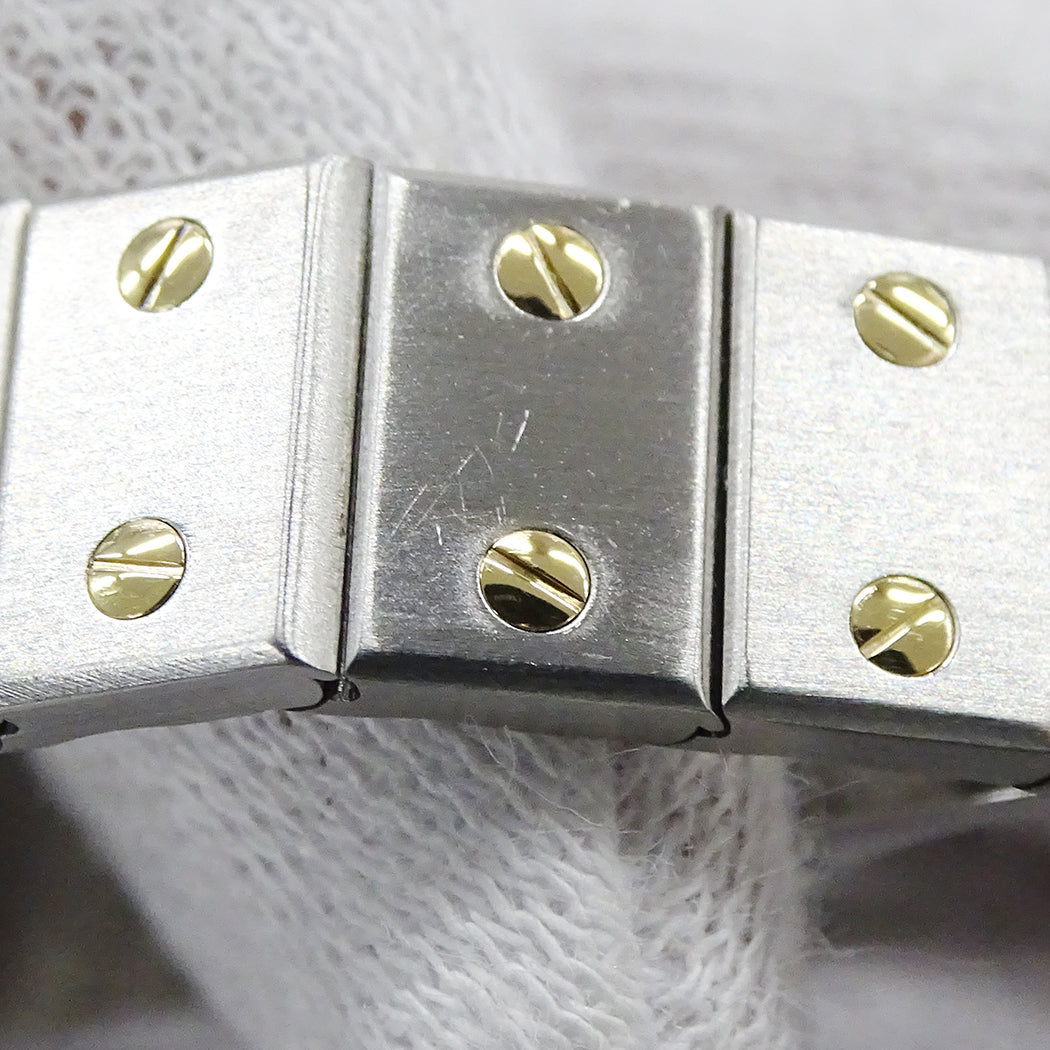 Cartier カルティエ サントス オクタゴン SM W2001683 レディース 腕時計 クオーツ QZ SS YG 磨き済み【中古】