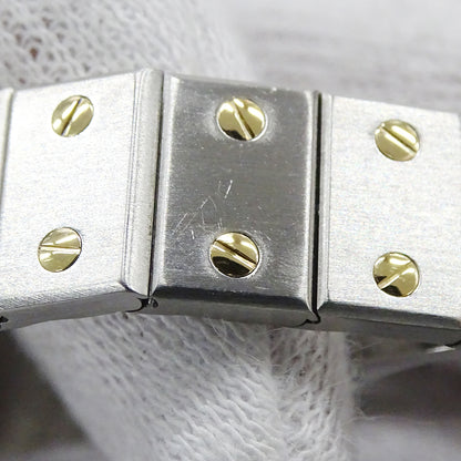 Cartier カルティエ サントス オクタゴン SM W2001683 レディース 腕時計 クオーツ QZ SS YG 磨き済み【中古】