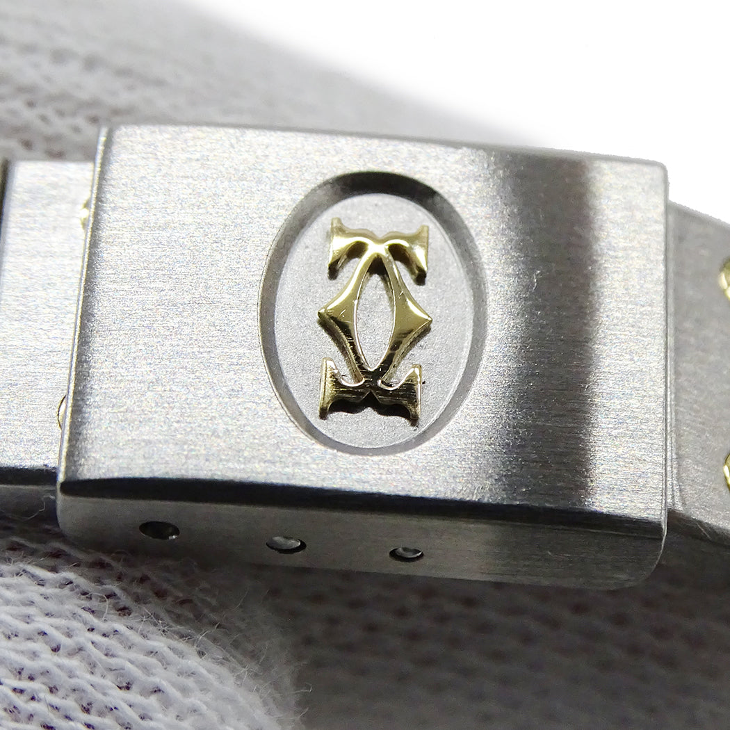 Cartier カルティエ サントス オクタゴン SM W2001683 レディース 腕時計 クオーツ QZ SS YG 磨き済み【中古】