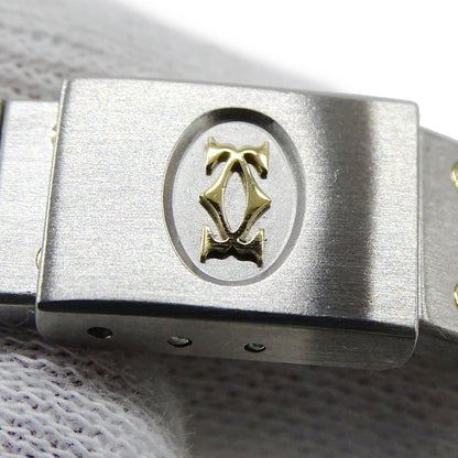 Cartier カルティエ サントス オクタゴン SM W2001683 レディース 腕時計 クオーツ QZ SS YG 磨き済み【中古】