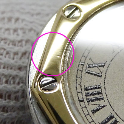 Cartier カルティエ サントス オクタゴン SM W2001683 レディース 腕時計 クオーツ QZ SS YG 磨き済み【中古】
