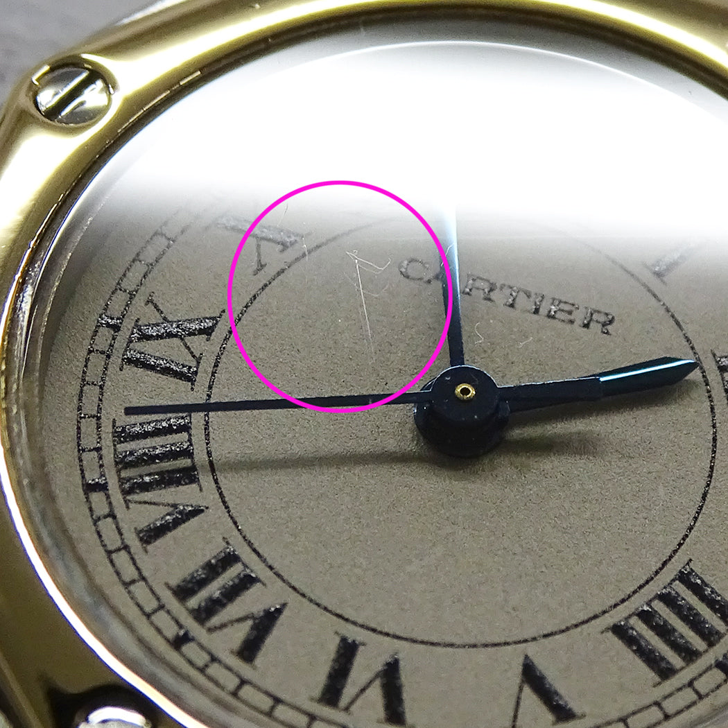 Cartier カルティエ サントス オクタゴン SM W2001683 レディース 腕時計 クオーツ QZ SS YG 磨き済み【中古】