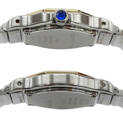 Cartier カルティエ サントス オクタゴン SM W2001683 レディース 腕時計 クオーツ QZ SS YG 磨き済み【中古】