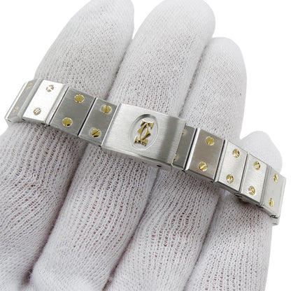 Cartier カルティエ サントス オクタゴン SM W2001683 レディース 腕時計 クオーツ QZ SS YG 磨き済み【中古】
