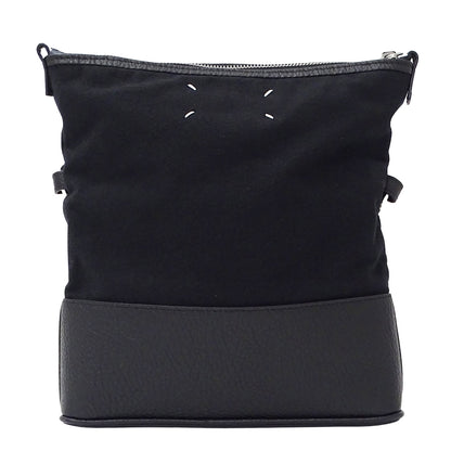 Maison Margiela メゾン マルジェラ ショルダーバッグ 4ステッチ ブラック キャンバス レディース メンズ 【中古】