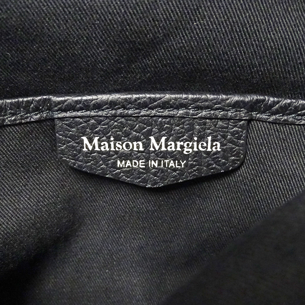 Maison Margiela メゾン マルジェラ ショルダーバッグ 4ステッチ ブラック キャンバス レディース メンズ 【中古】