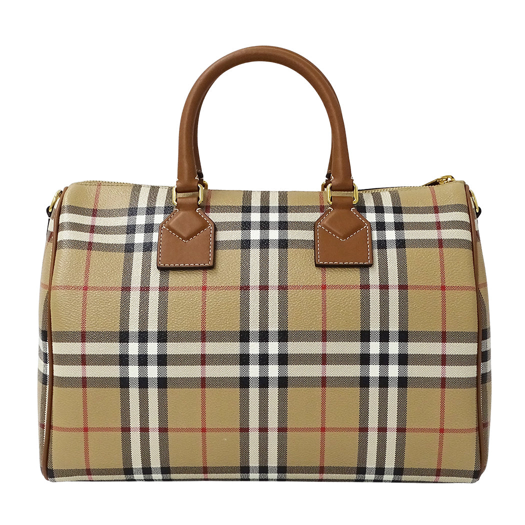 BURBERRY バーバリー 2wayバッグ ベージュ PVC レディース 【中古】